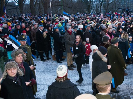 Eesti Vabariigi 99. aastapäeva tähistamine